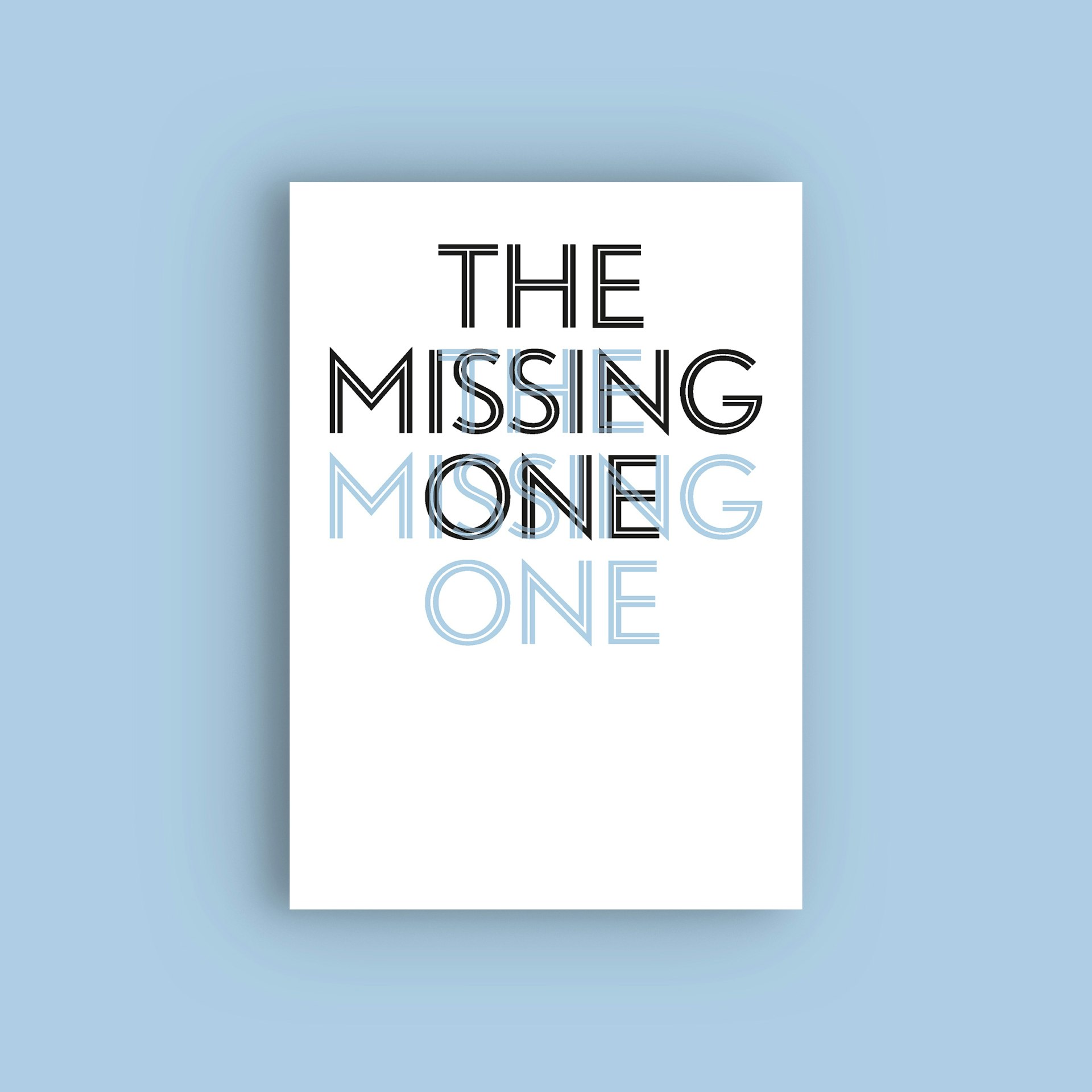 The Missing One booklet